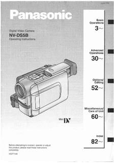 Panasonic NV DS 5 B Printed Manual
